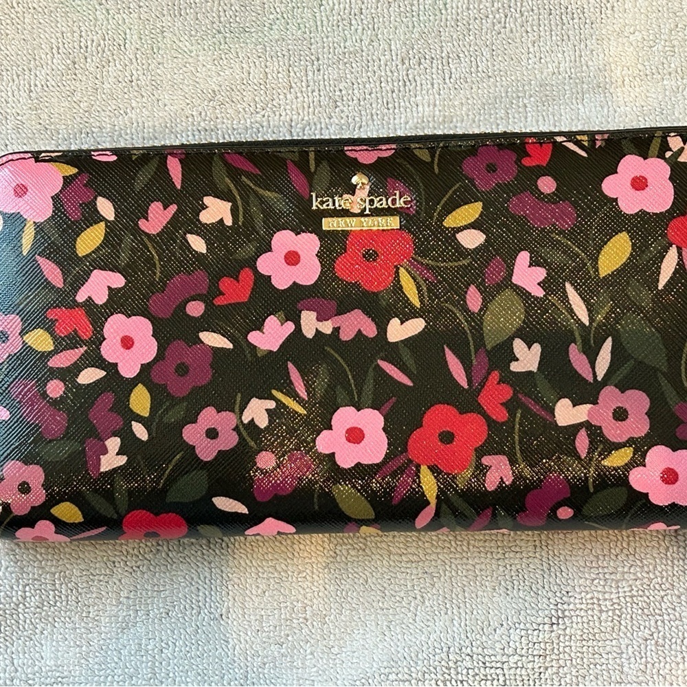Kate Spade Multicolor Boho Floral Wallet